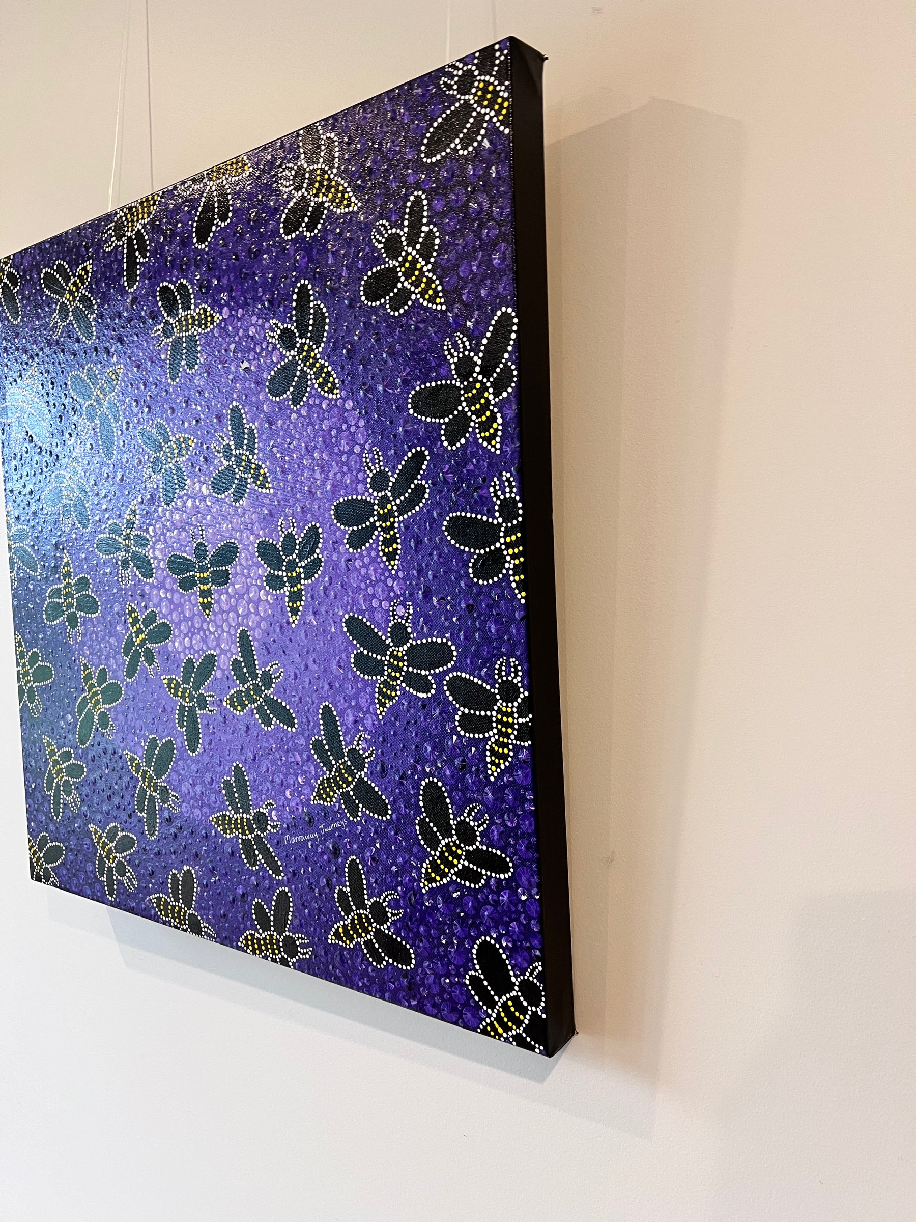 Dedication (24x24") - original painting *This painting is currently on display and for sale at the AIATSIS' Indigenous Art Market 2023 8-17 December unless sold during that time*