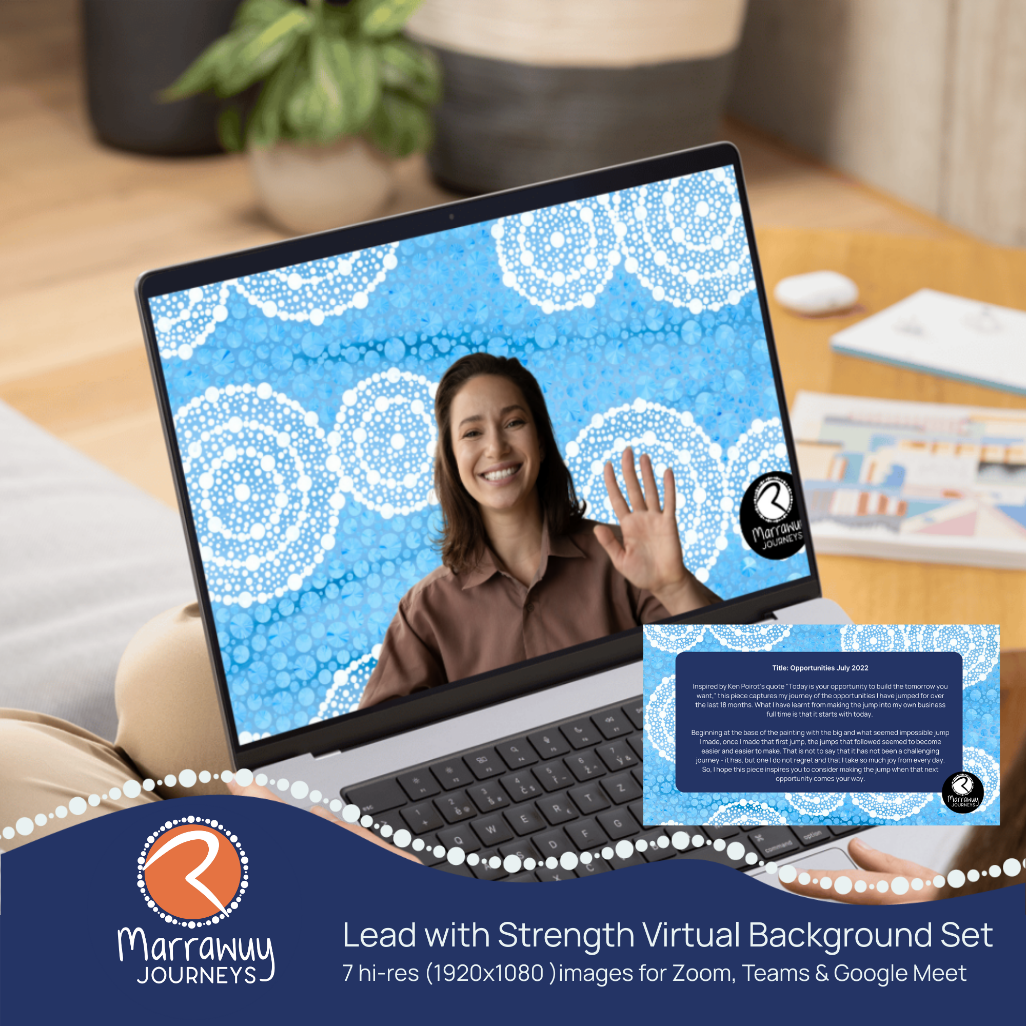 Lead with Strength – Virtual Background Set
