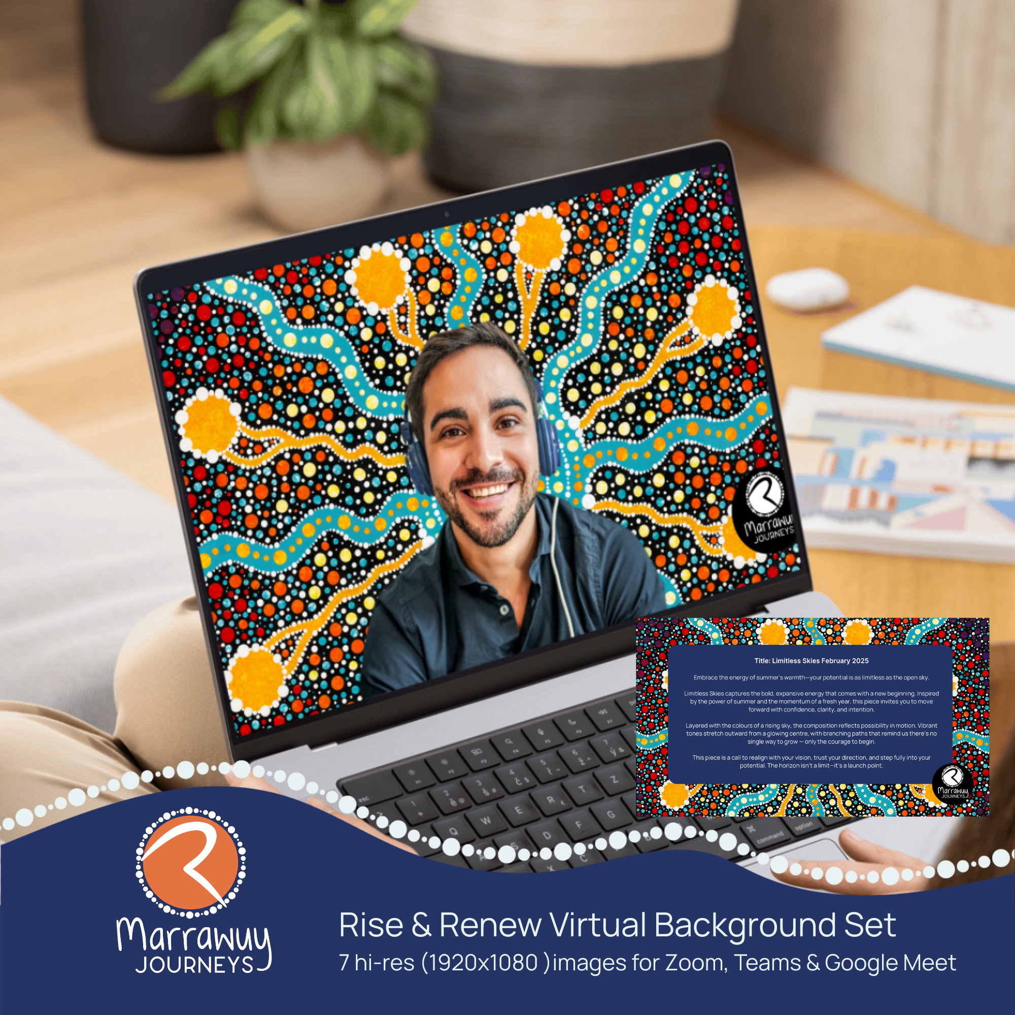 Rise and Renew – Virtual Background Set