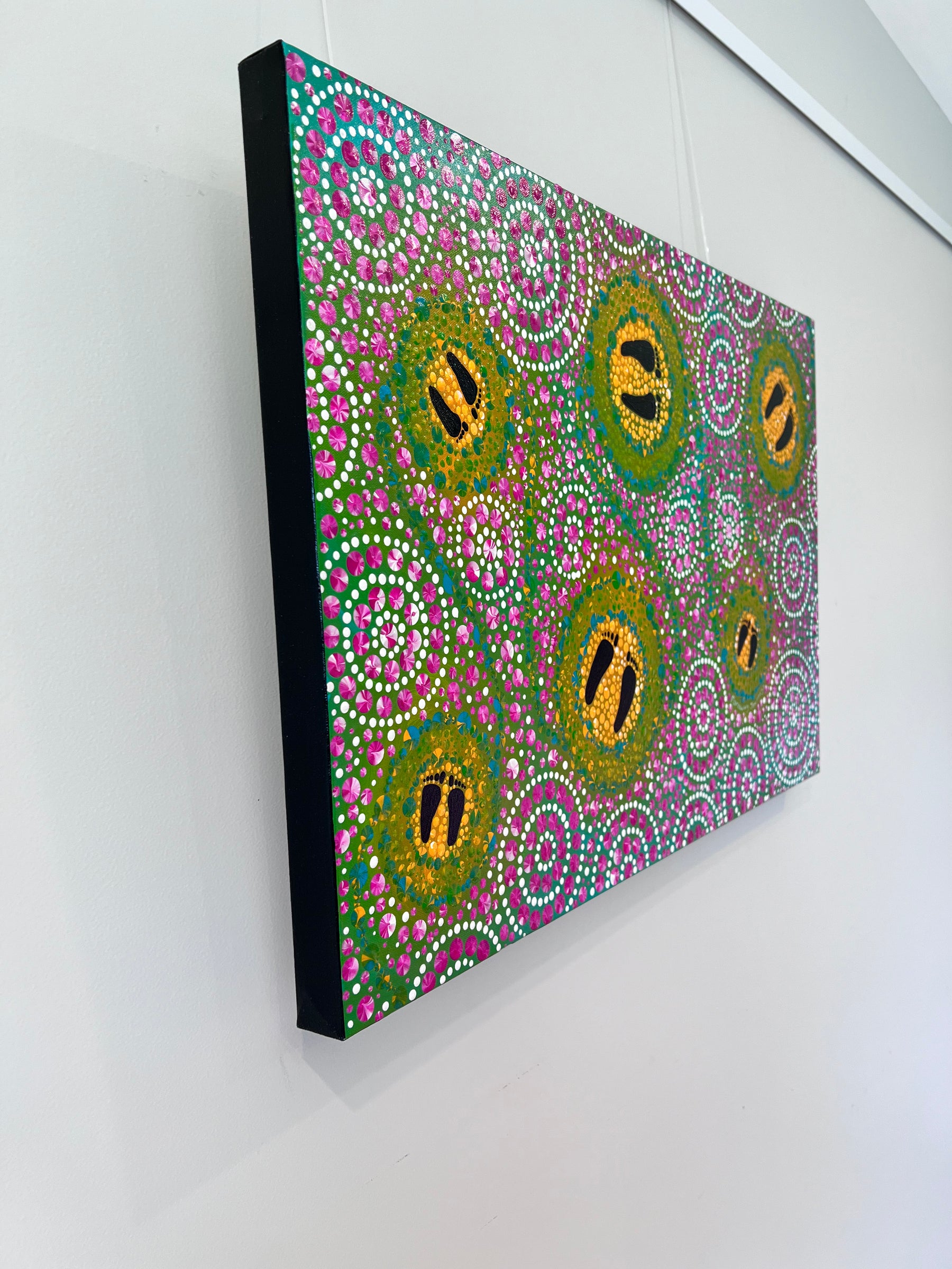 Curves of Transformation (20x30") - original painting *This painting is currently on display and for sale at the AIATSIS' Indigenous Art Market 2023 8-17 December unless sold during that time*
