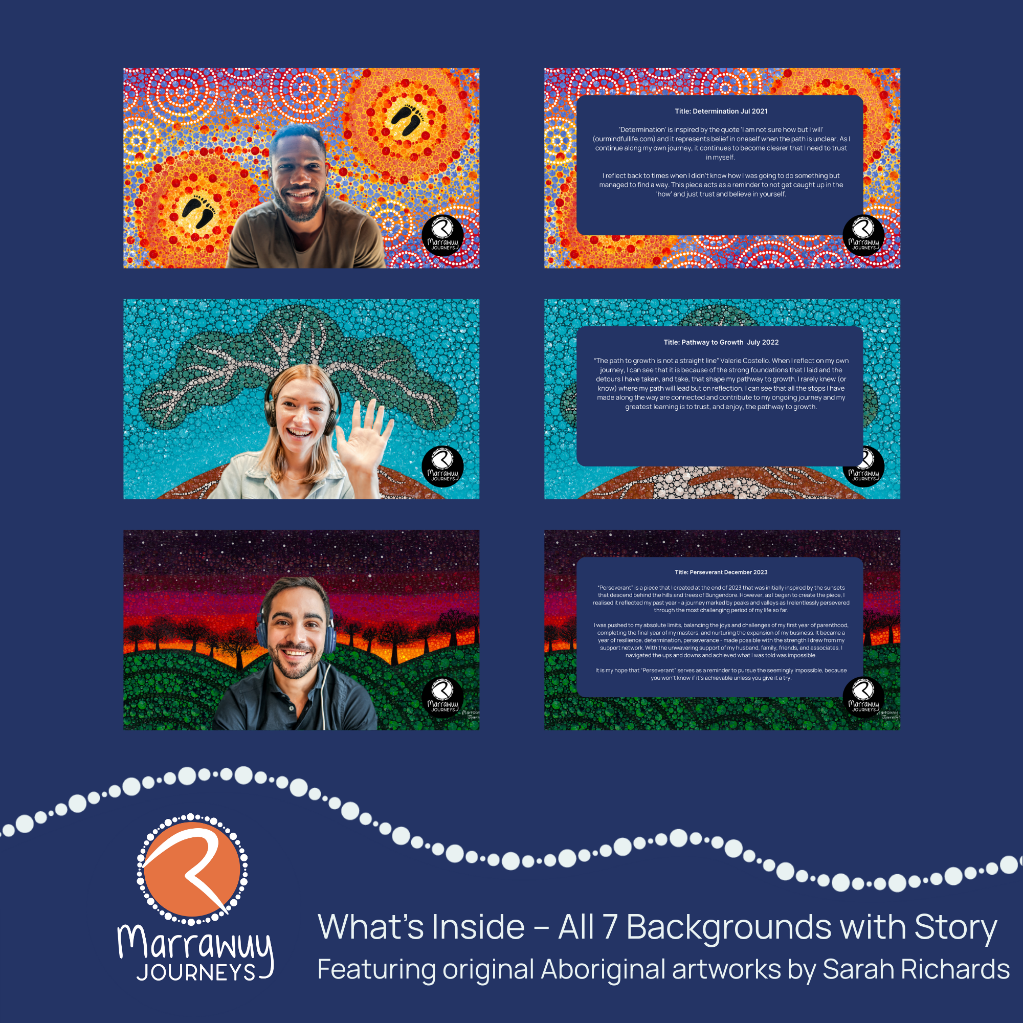 Lead with Strength – Virtual Background Set