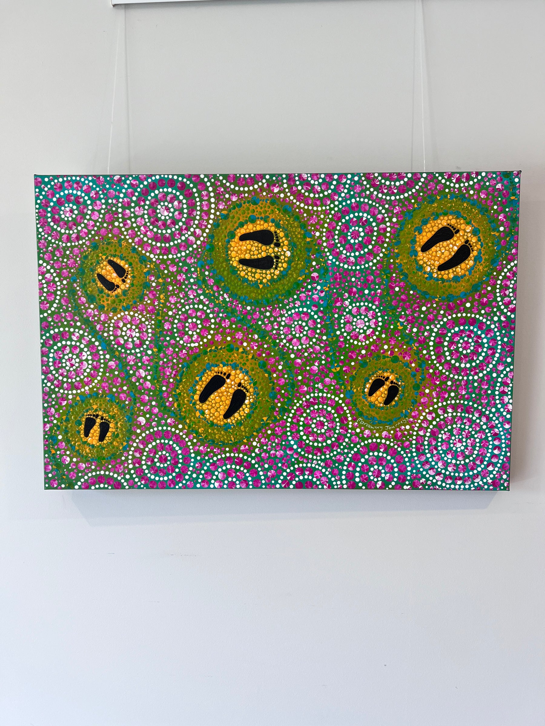Curves of Transformation (20x30") - original painting *This painting is currently on display and for sale at the AIATSIS' Indigenous Art Market 2023 8-17 December unless sold during that time*