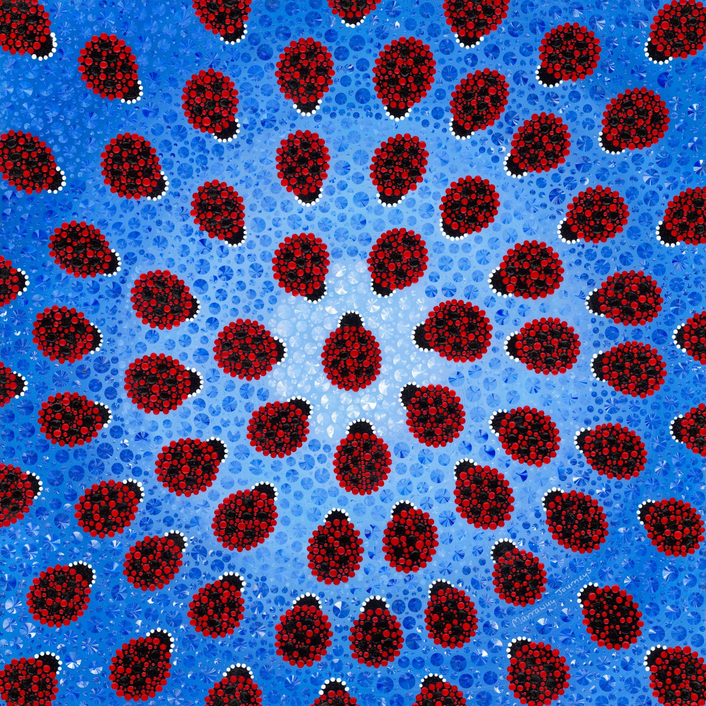 Prosperity (24x24") - original painting *This painting is currently on display and for sale at the AIATSIS' Indigenous Art Market 2023 8-17 December unless sold during that time*