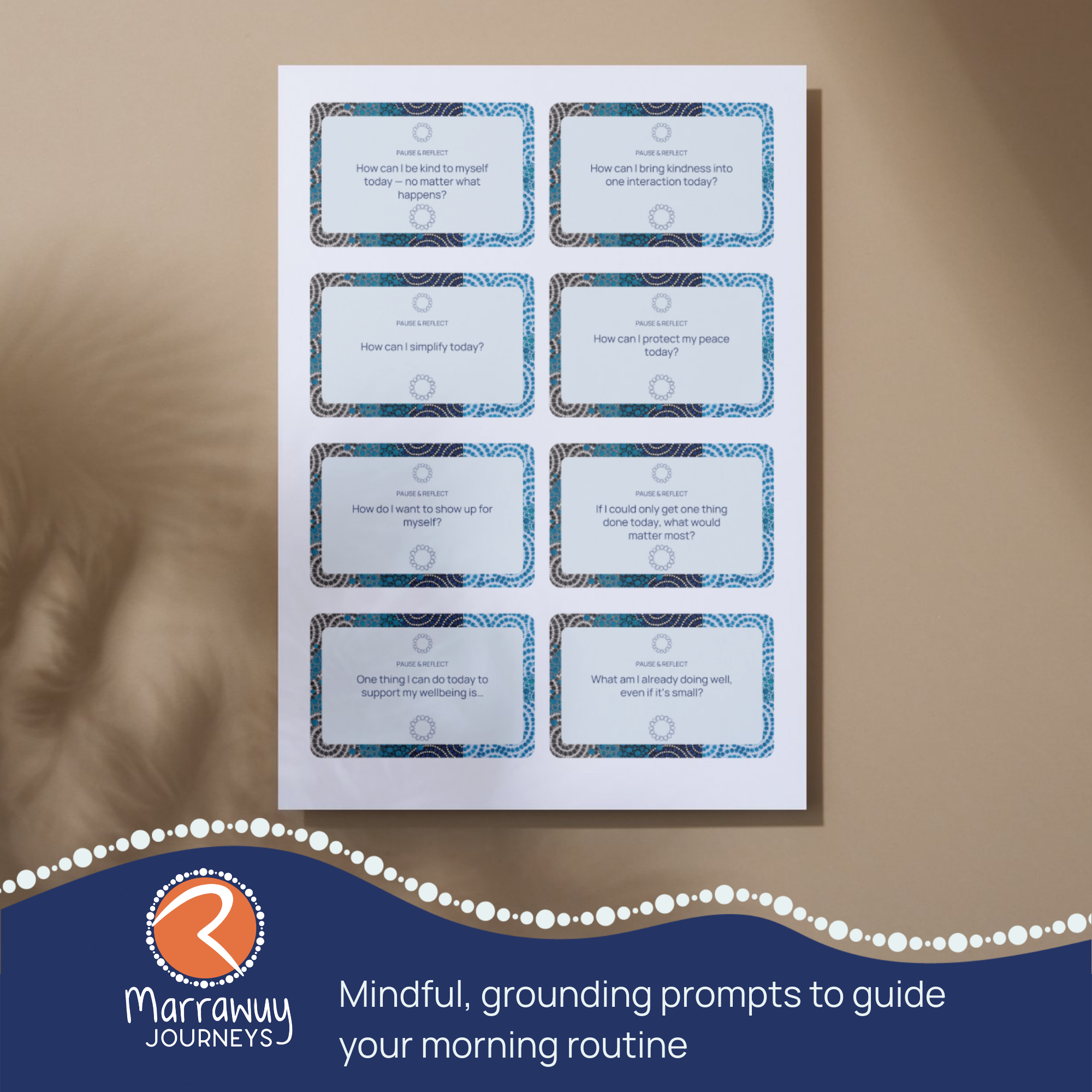 Morning Reflection Prompts - Path of Clarity Collection