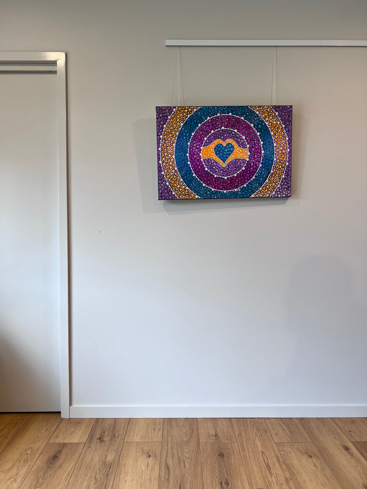 Foundations (20x30") - original painting *This painting is currently on display and for sale at the AIATSIS' Indigenous Art Market 2023 8-17 December unless sold during that time*