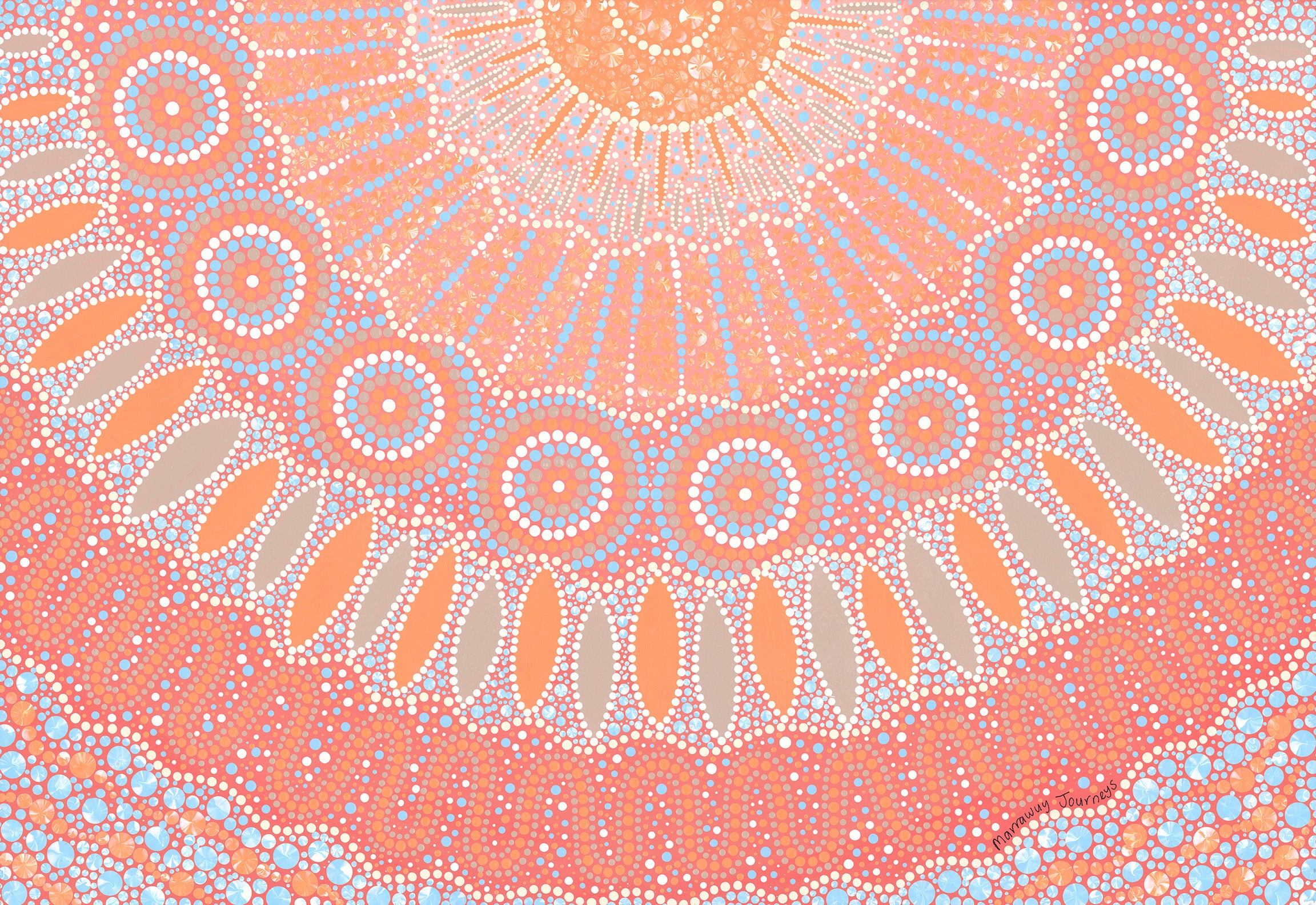 Rise Through (22x32") - original painting