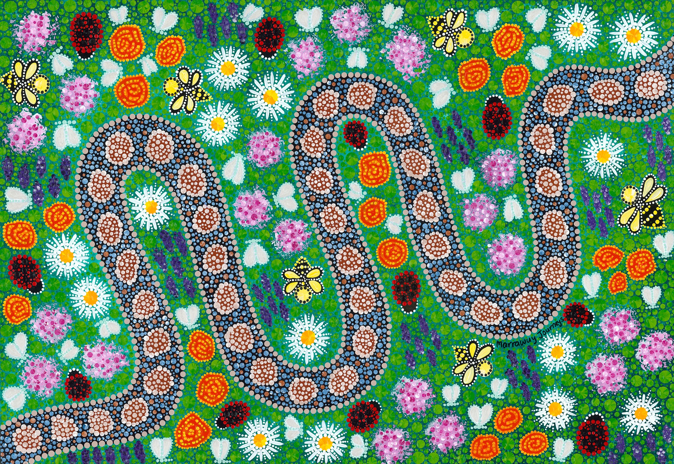 Wild & Winding (22x32") - original painting